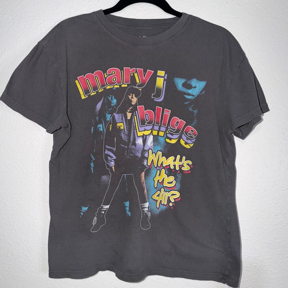 Mary J. Blige "What's the 411?" Graphic T-Shirt - Size M
